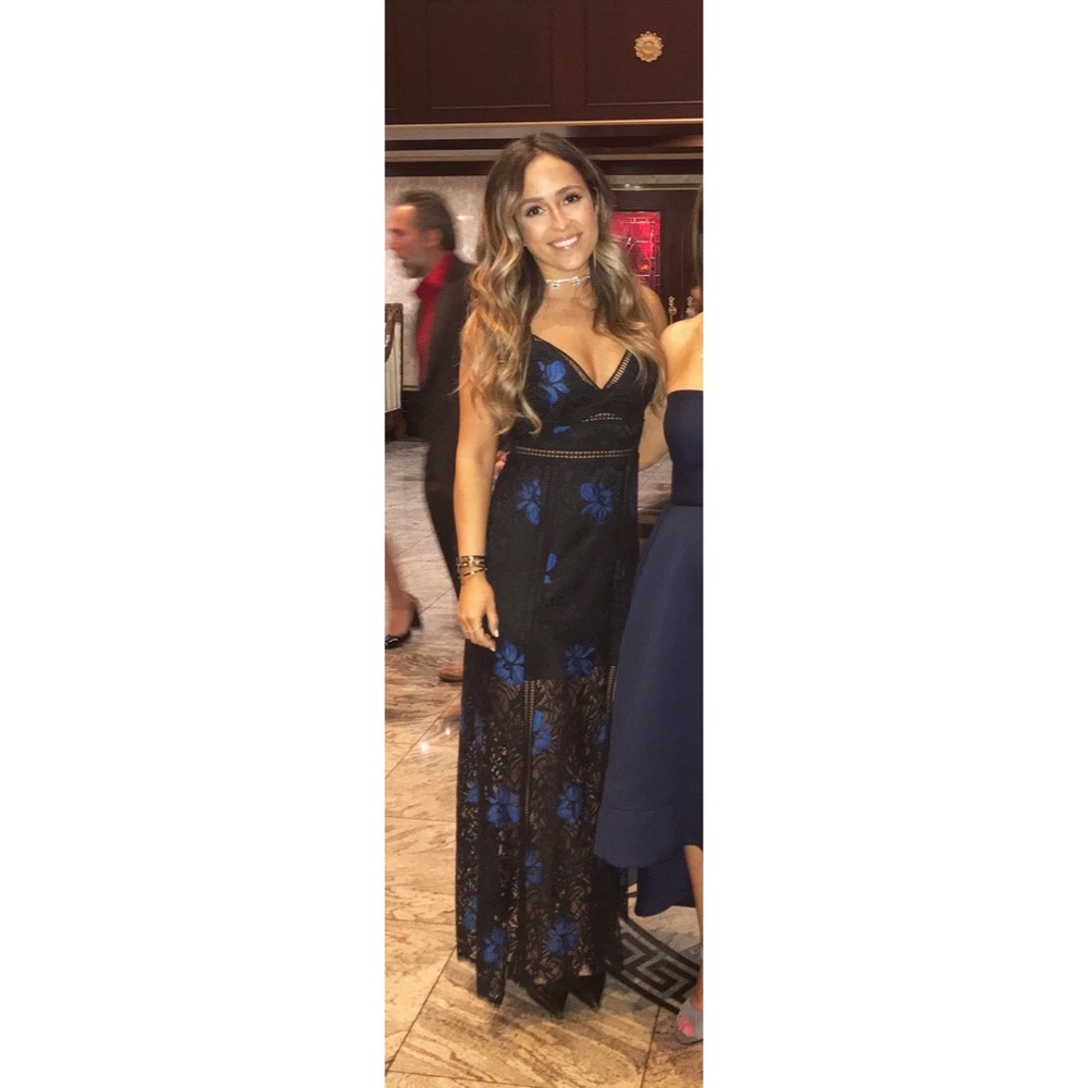 Bebe Floral Lace Dress